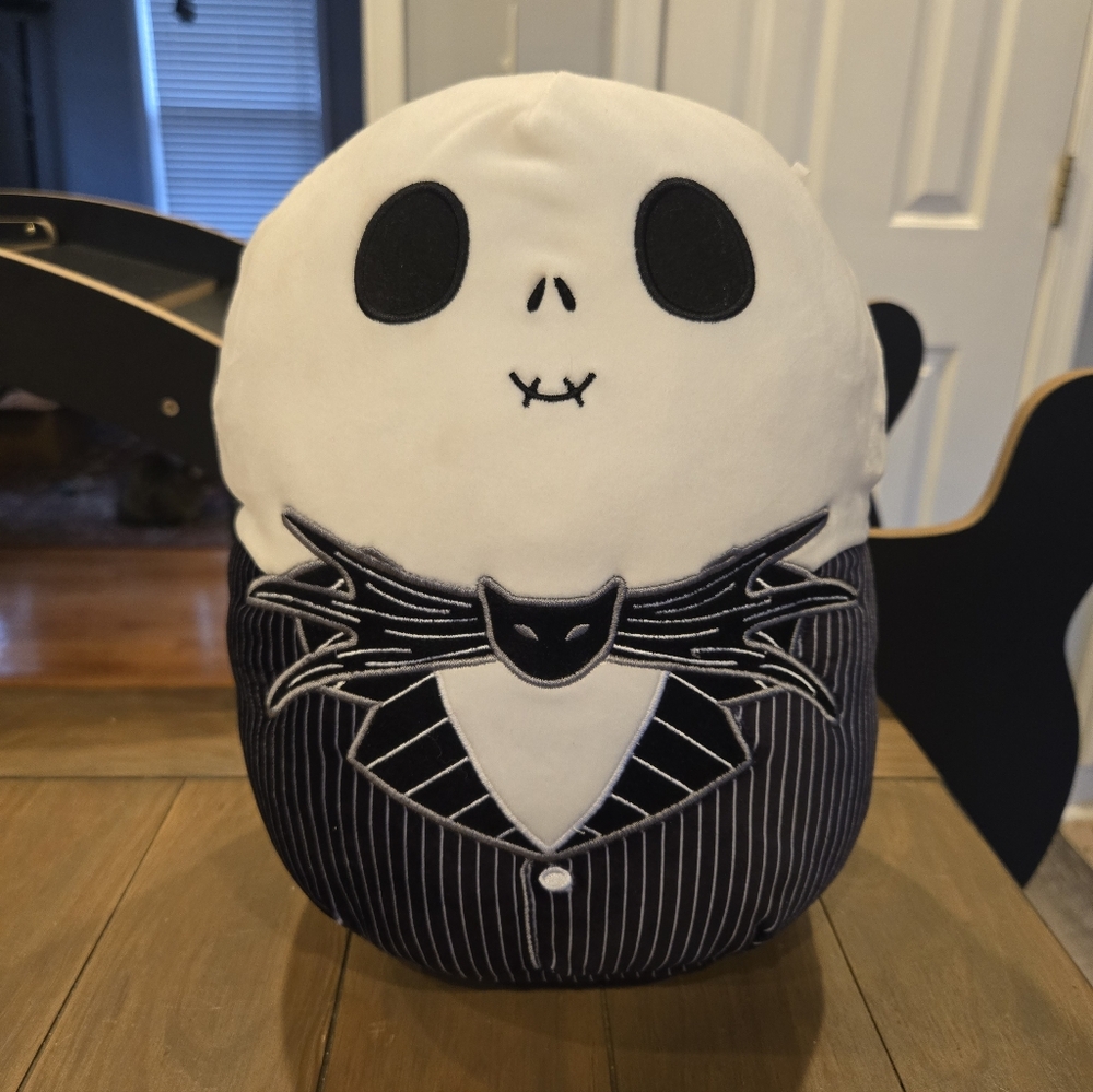 Disney Nightmare Before Christmas Large Jack Skellington Squishmallow